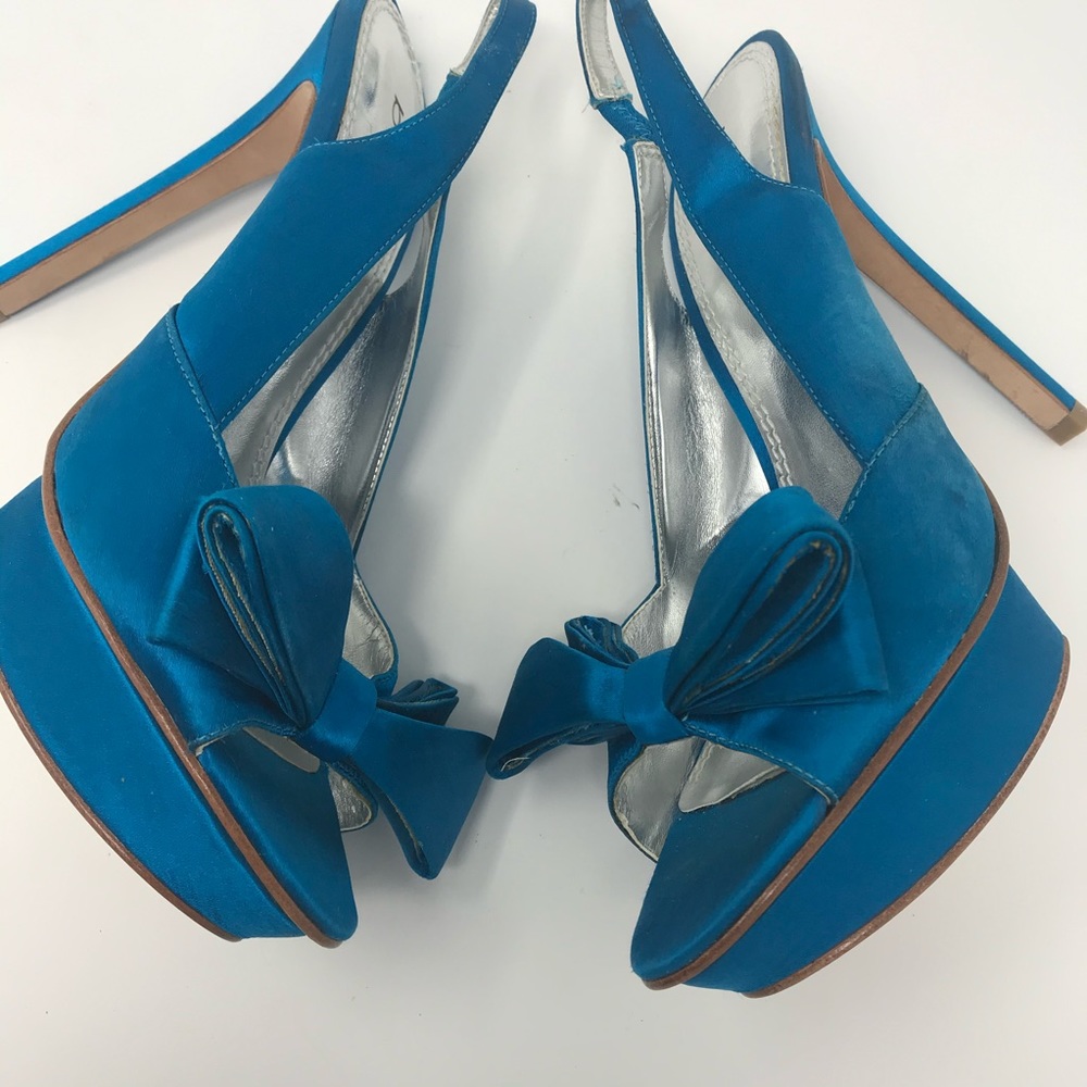 Satin Bow Heels - Picture 7 of 7